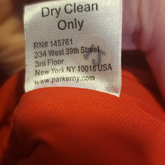 Parker Ronan Dress Spicy Coral Pink - Picture 6 of 9